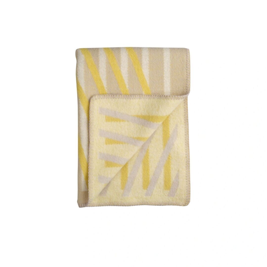 Røros Tweed Lammwolldecke Bislett 135 x 200 cm von Røros Tweed Lemon tart