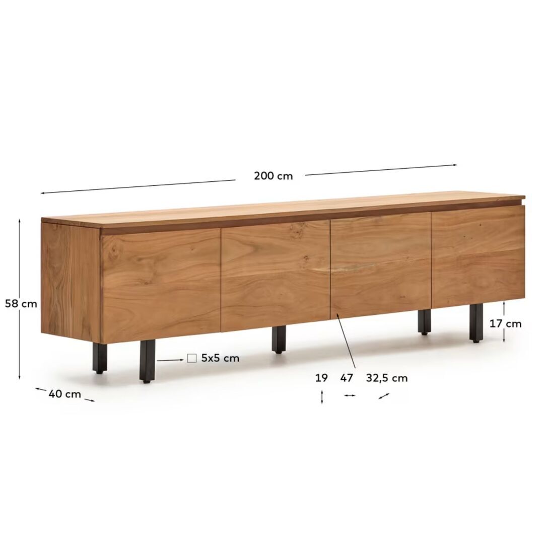 Kave_Home_TV_Möbel_Uxue_200_Dimensions