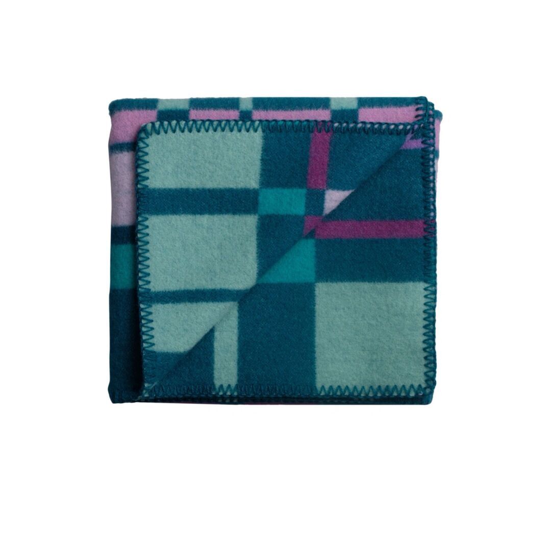 Røros Tweed Lammwolldecke City 135 x 200 cm von Røros Tweed Aqua