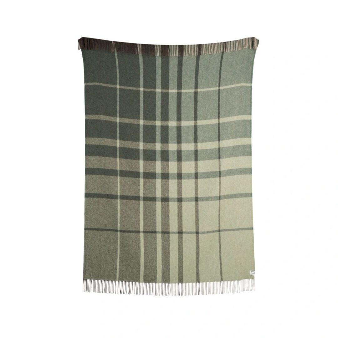 Røros Tweed,Lammwolldecke Filos 135 x 200 cm von Røros Tweed,Grün,Wohntextilien,Plaids