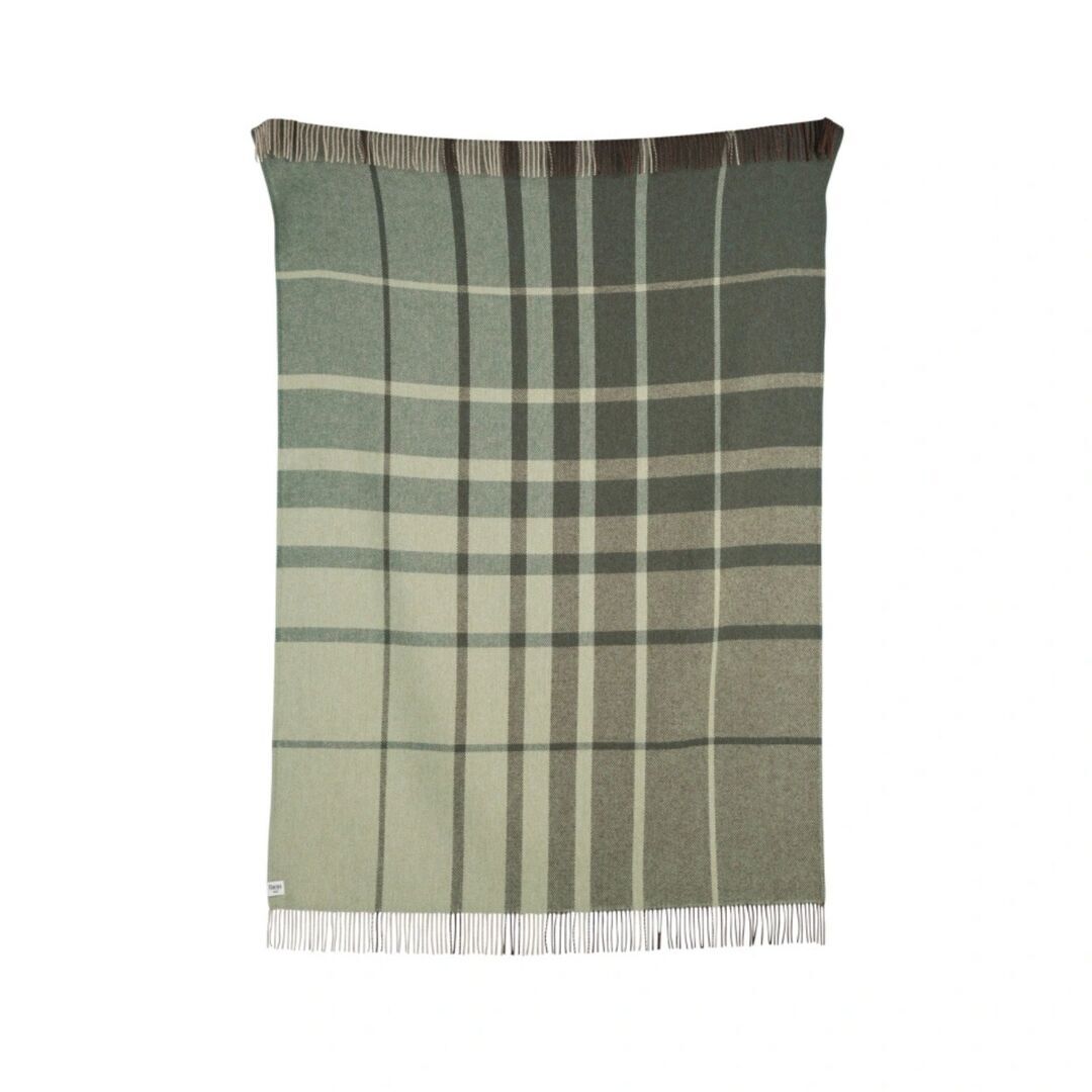 Røros Tweed,Lammwolldecke Filos 135 x 200 cm von Røros Tweed,Grün,Wohntextilien,Plaids
