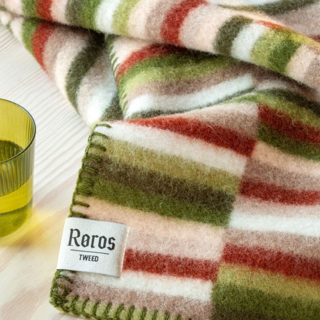 Røros Tweed Lammwolldecke Ida 135 x 200 cm von Røros Tweed