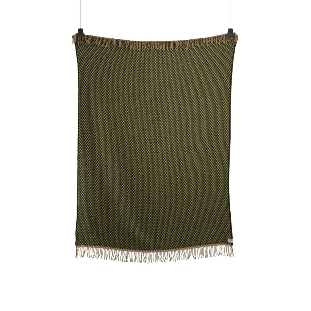 Røros Tweed,Lammwolldecke Isak 150 x 210 cm von Røros Tweed,Green Meadow,Wohntextilien,Plaids