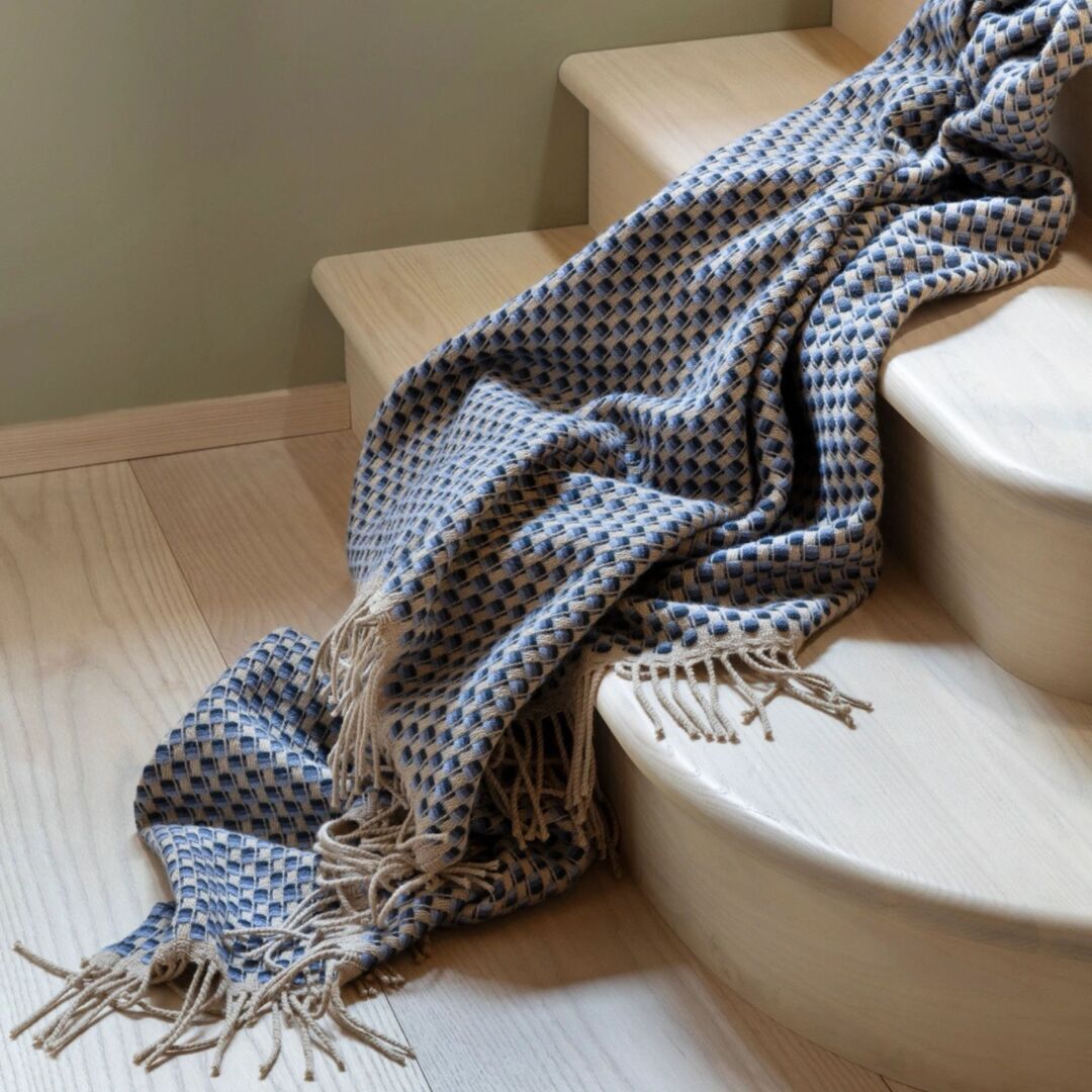 Røros Tweed Lammwolldecke Isak 150 x 210 cm von Røros Tweed
