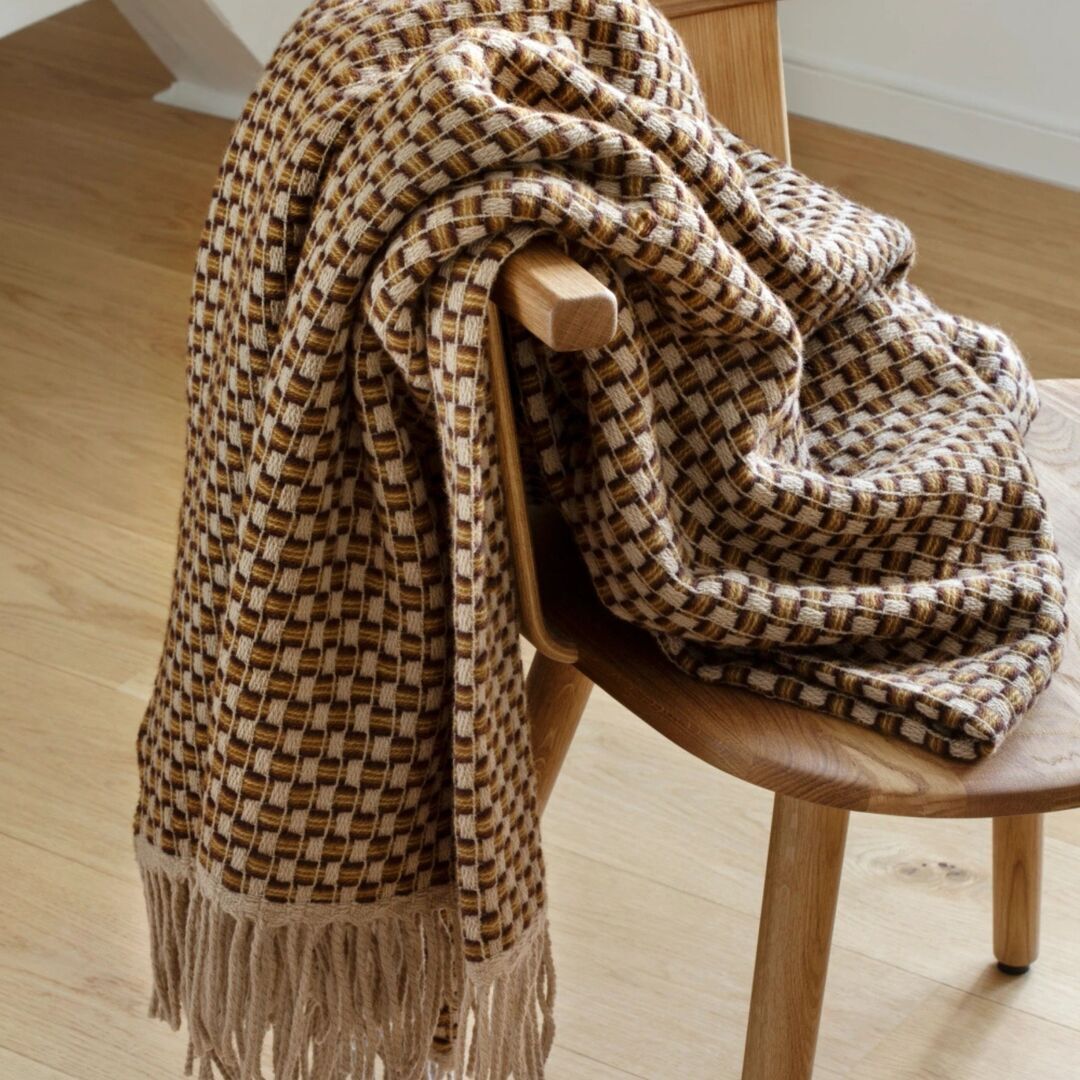Røros Tweed Lammwolldecke Isak 150 x 210 cm von Røros Tweed