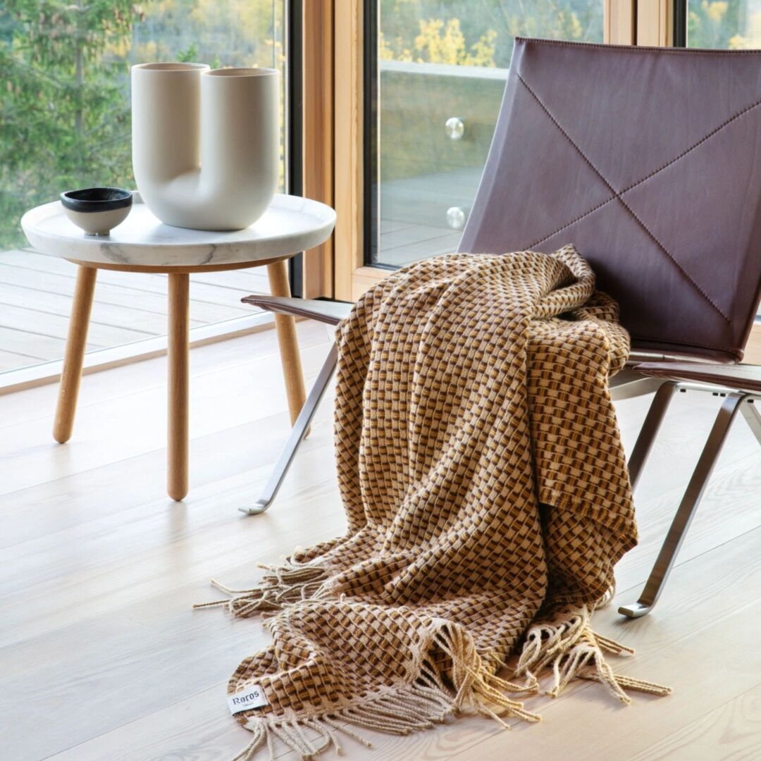 Røros Tweed Lammwolldecke Isak 150 x 210 cm von Røros Tweed