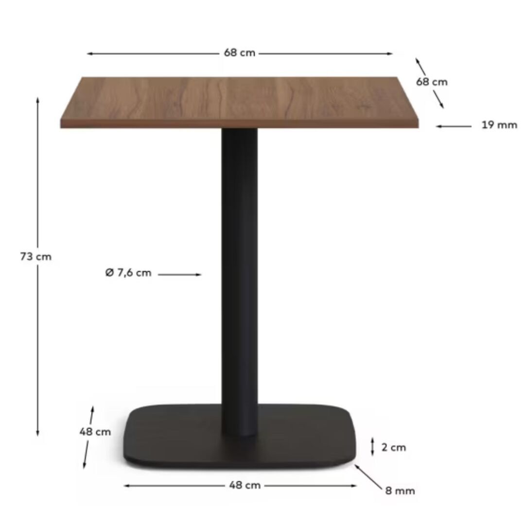 Kave_Home_Hoher_Eckiger_Tisch_Dina_Nussbaum_Metallbein_Schwarz