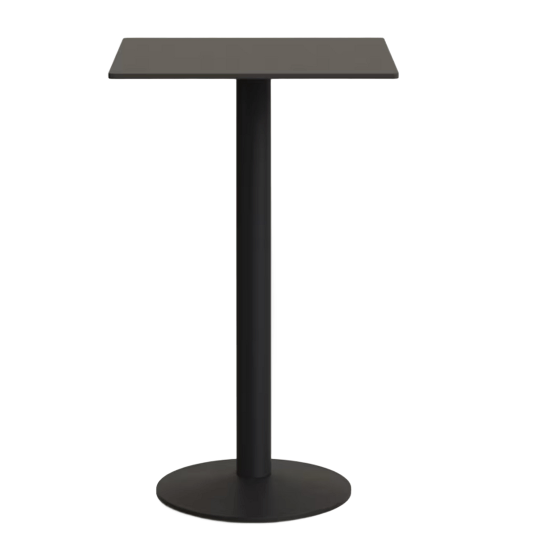 Kave Home Stehtisch Esilda 60 x 60 cm von Kave Home Schwarz / Schwarz