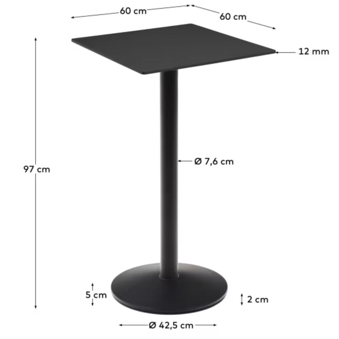 Kave_Home_Esilda_runder_Stehtisch_Schwarz_mit_schwarz_lackiertem_Metallbein_60_60_Dimesnions
