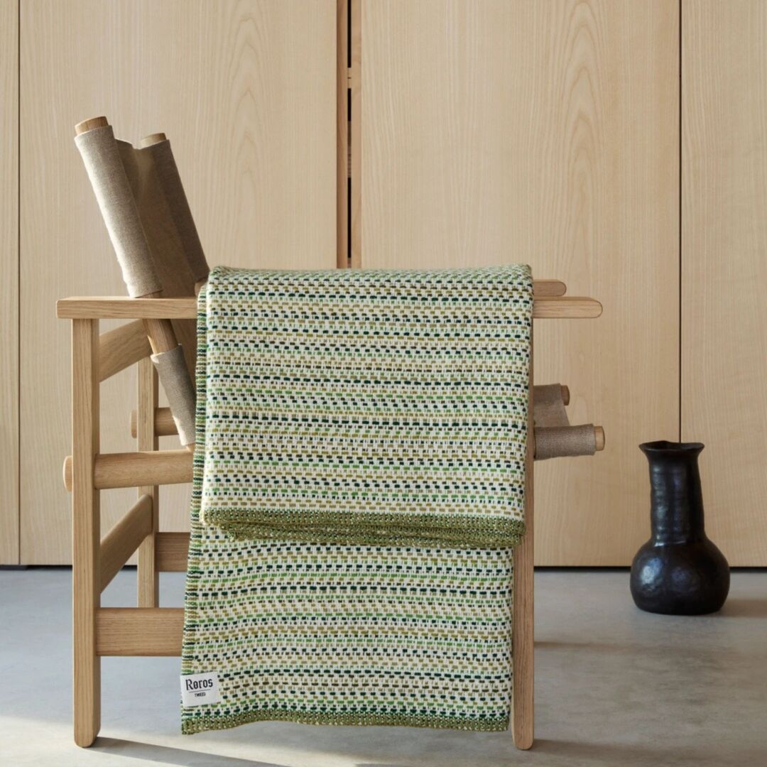 Røros Tweed,Lammwolldecke Juli 150 x 200 cm von Røros Tweed,Wohntextilien,Plaids