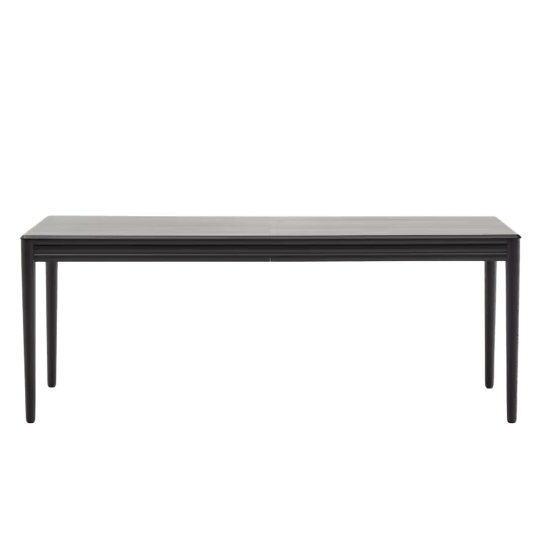 Kave Home Lenon Ausziehtisch von Kave Home B: 200 - 280 cm, Schwarz