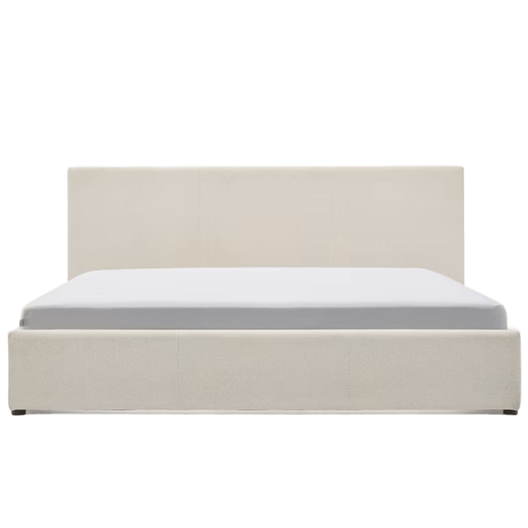 Kave Home Bett mit Bettkasten Nahiri von Kave Home B: 191 cm / Matratze - B: 180 cm / T: 215, Beige