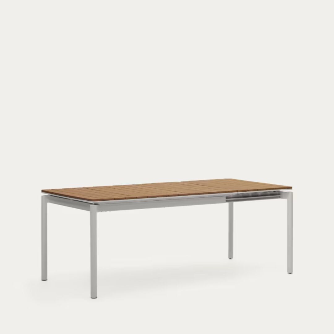 Kave_Home_Gartentisch_Canyelles_ausziehbar_Hellgrau_140-200_2