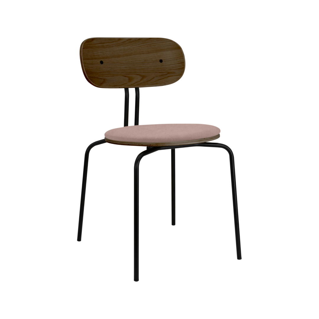 Umage Stuhl Curious von Umage Stone Rose, Eiche geräuchert, Schwarz