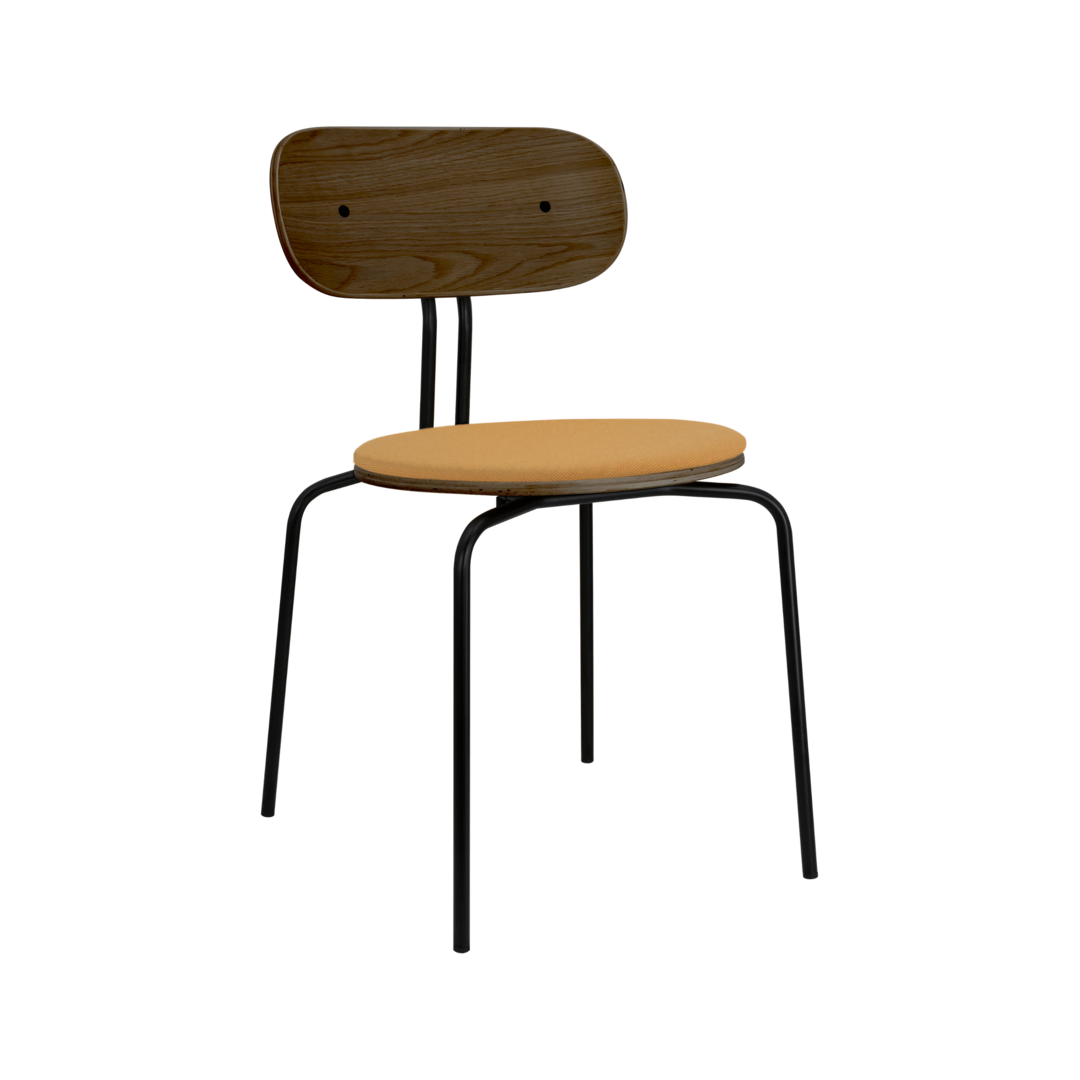 Umage Stuhl Curious von Umage Tangerine, Eiche geräuchert, Schwarz