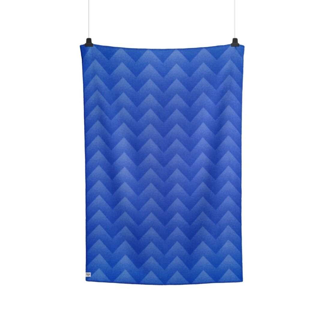 Røros Tweed,Lammwolldecke Lynild 135 x 200 cm von Røros Tweed,blau,Wohntextilien,Plaids