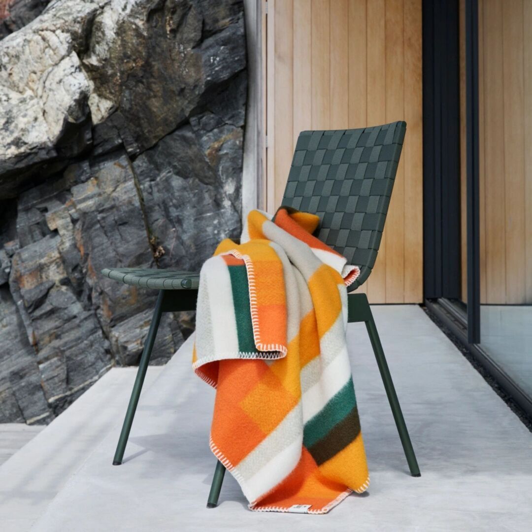 Røros Tweed Lammwolldecke Mikkel 135 x 200 cm von Røros Tweed