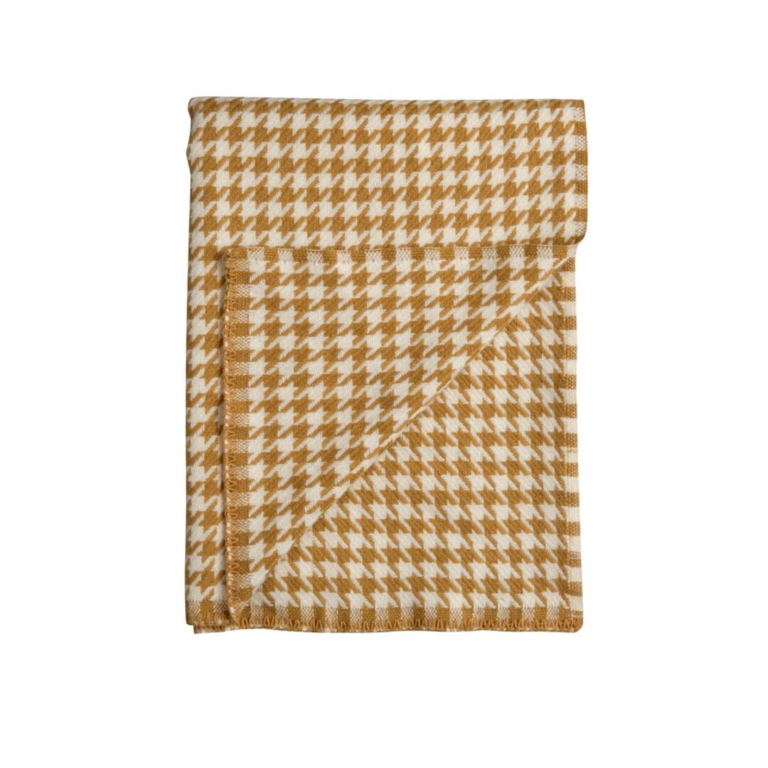 Røros Tweed Lammwolldecke Mimi 150 x 200 cm von Røros Tweed Tobacco