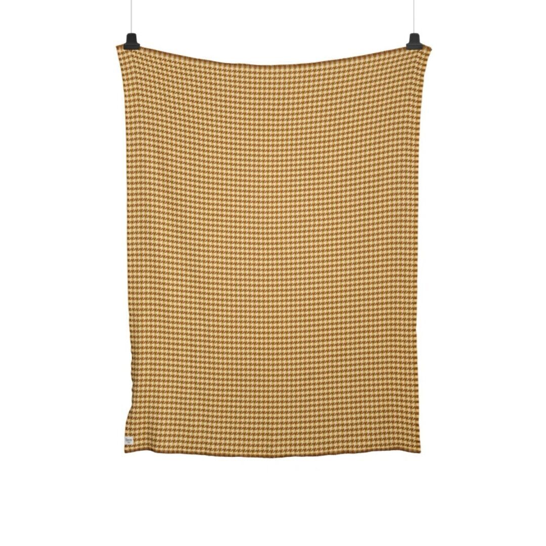 Røros Tweed Lammwolldecke Mimi 150 x 200 cm von Røros Tweed Tobacco
