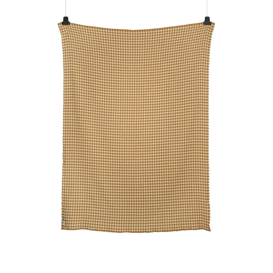 Røros Tweed Lammwolldecke Mimi 150 x 200 cm von Røros Tweed Pale Lemon