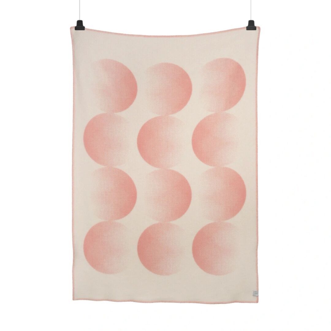 Røros Tweed,Lammwolldecke Moon 135 x 200 cm von Røros Tweed,Rosy Sky,Wohntextilien,Plaids