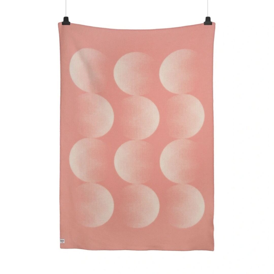 Røros Tweed,Lammwolldecke Moon 135 x 200 cm von Røros Tweed,Rosy Sky,Wohntextilien,Plaids