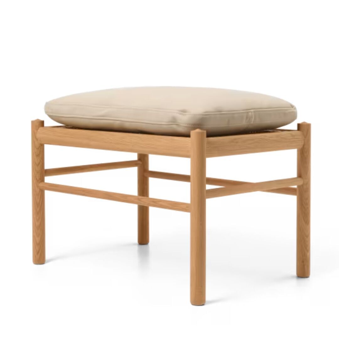 Carl Hansen & Søn OW149F Fusshocker von Carl Hansen & Son Terra Lime 20365, Eiche geölt
