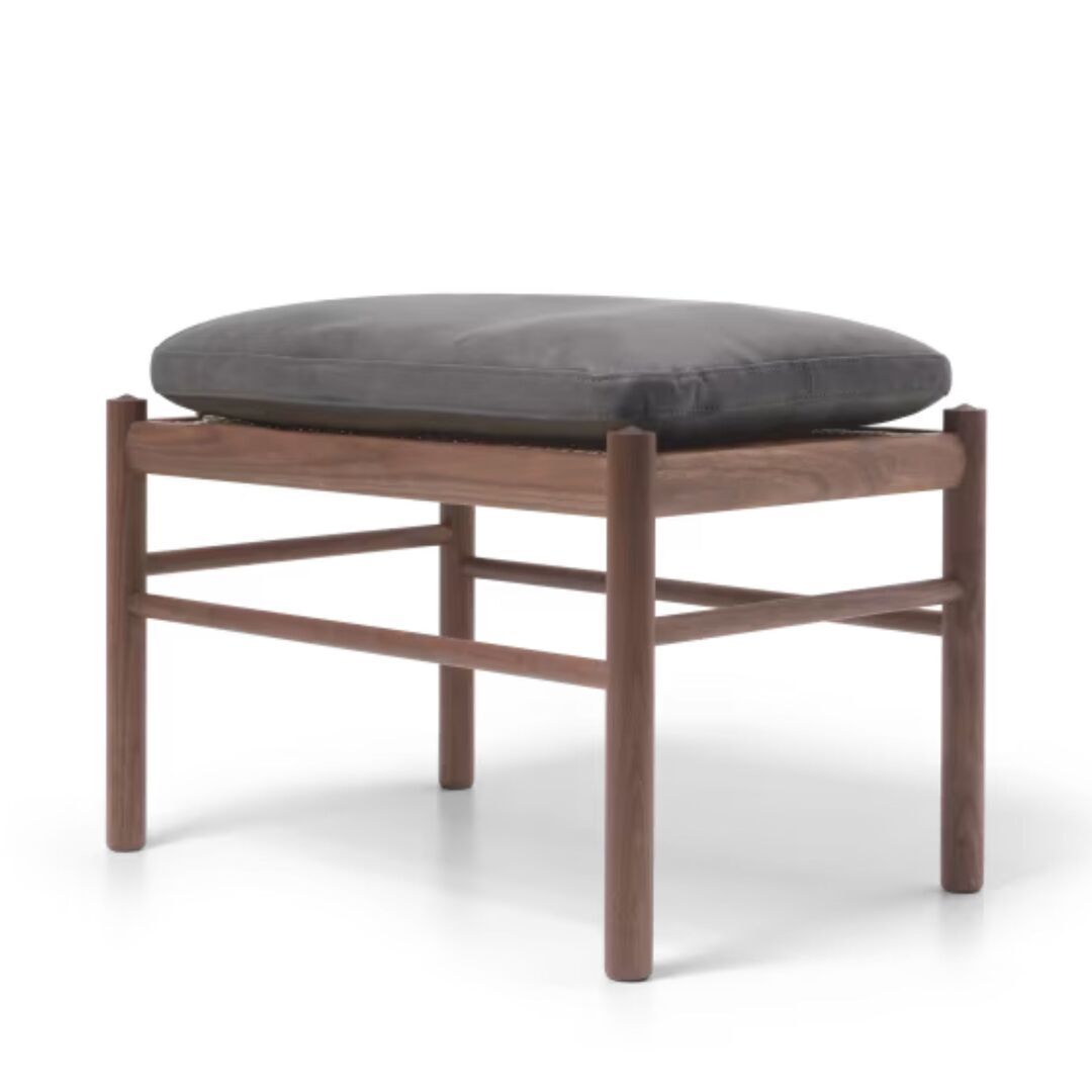 Carl Hansen & Søn OW149F Fusshocker von Carl Hansen & Son Terra Raku 20367, Walnuss geölt