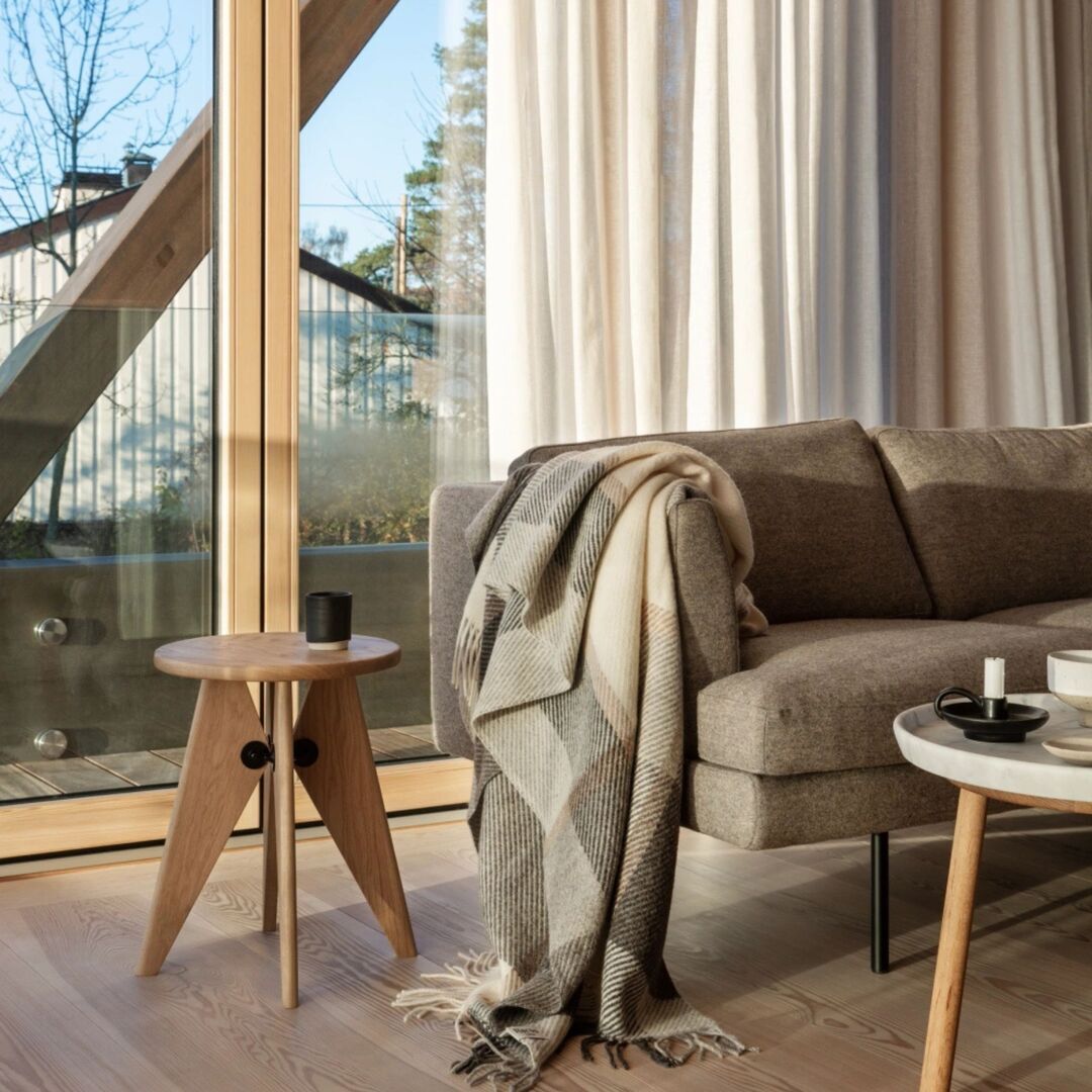 Røros Tweed Lammwolldecke Myrull 140 x 220 cm von Røros Tweed