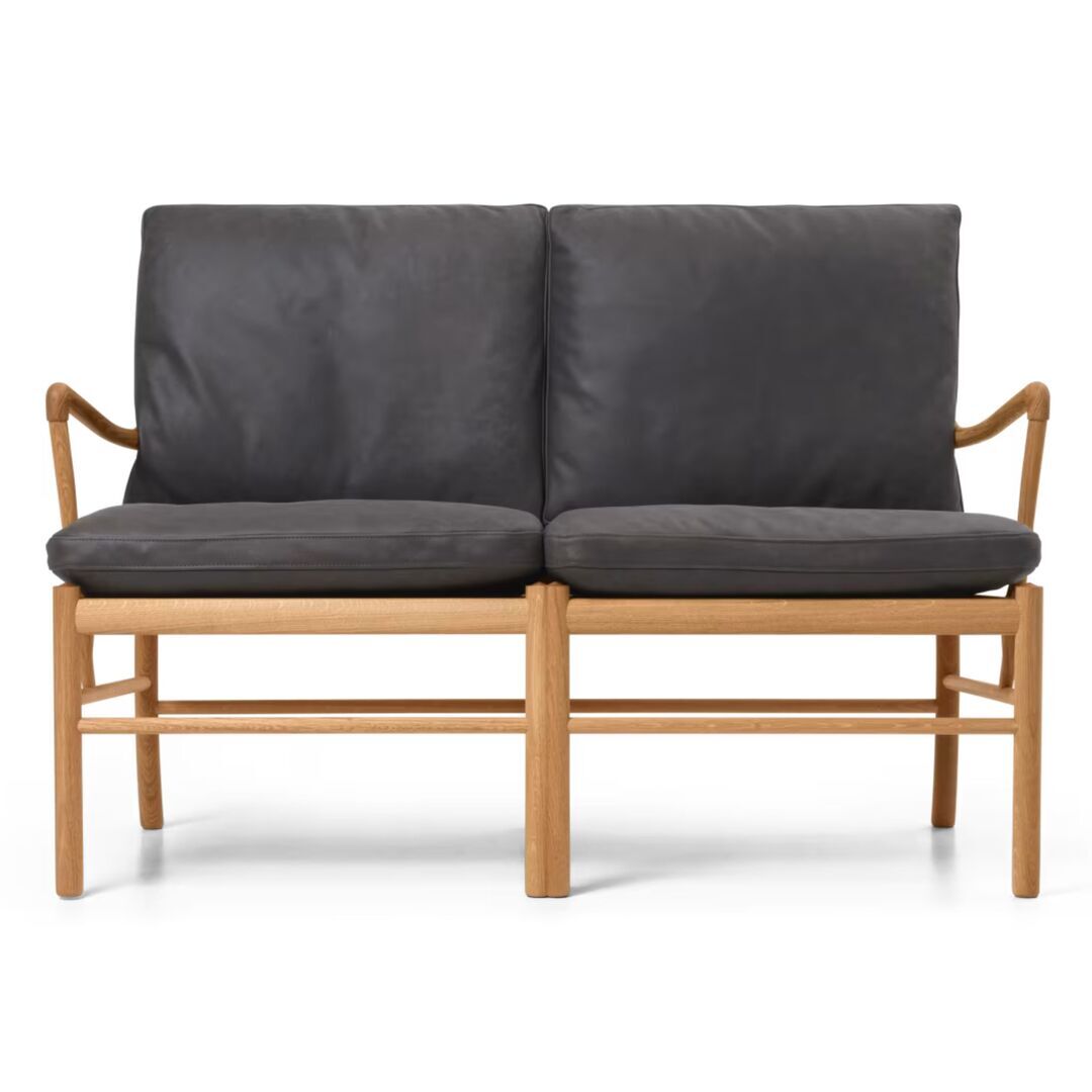 Carl Hansen & Søn OW149-2 Sofa von Carl Hansen & Son Terra Raku 20367, Eiche geölt