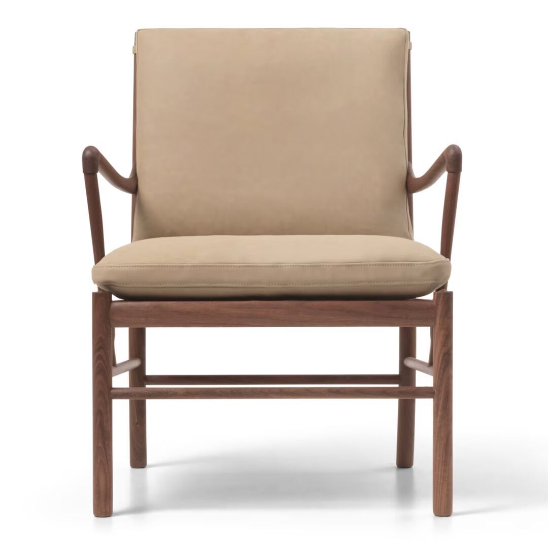 Carl Hansen & Søn OW 149 Chair mit Lederbezug von Carl Hansen & Son Terra Marble 20366, Walnuss geölt