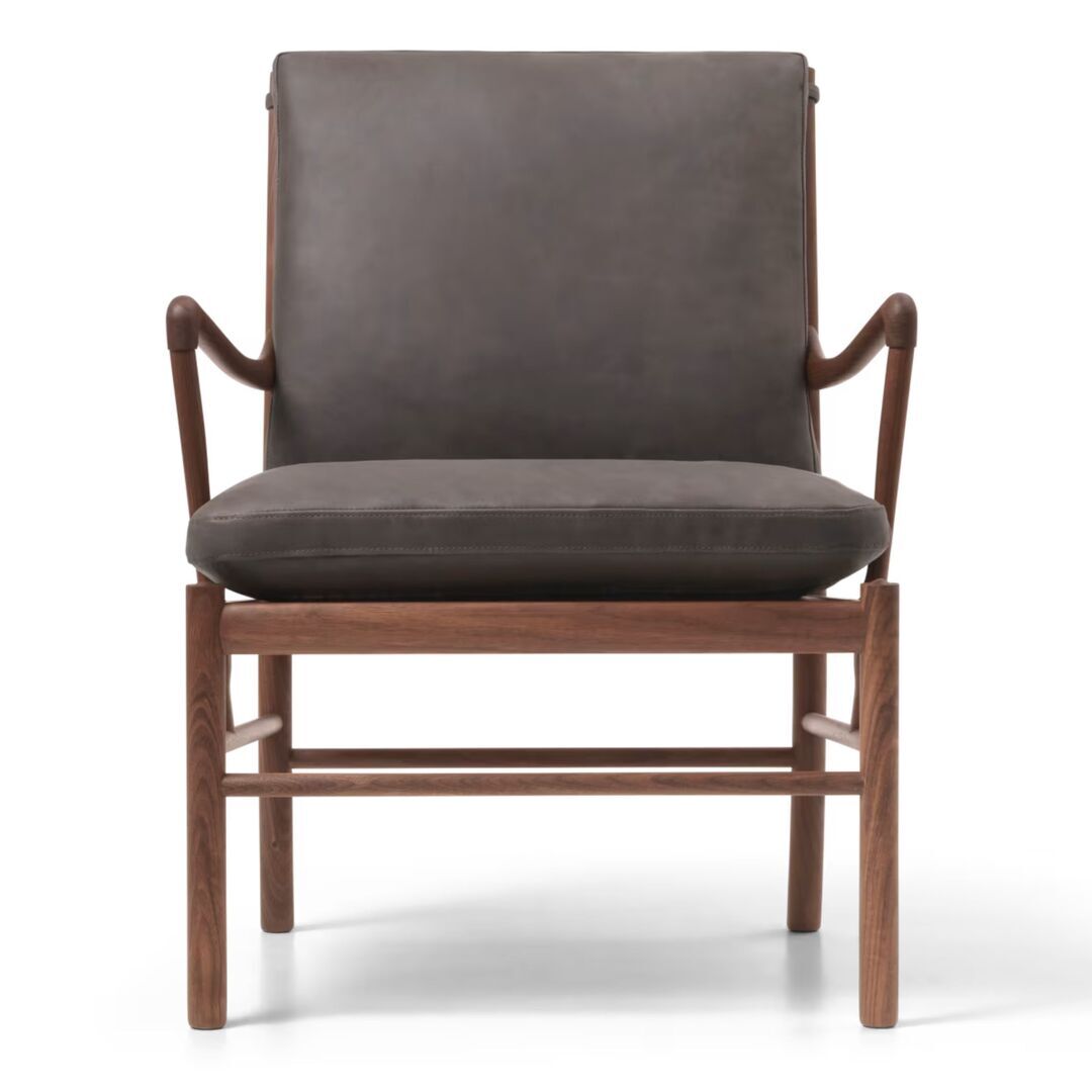 Carl Hansen & Søn OW 149 Chair mit Lederbezug von Carl Hansen & Son Terra Raku 20367, Walnuss geölt