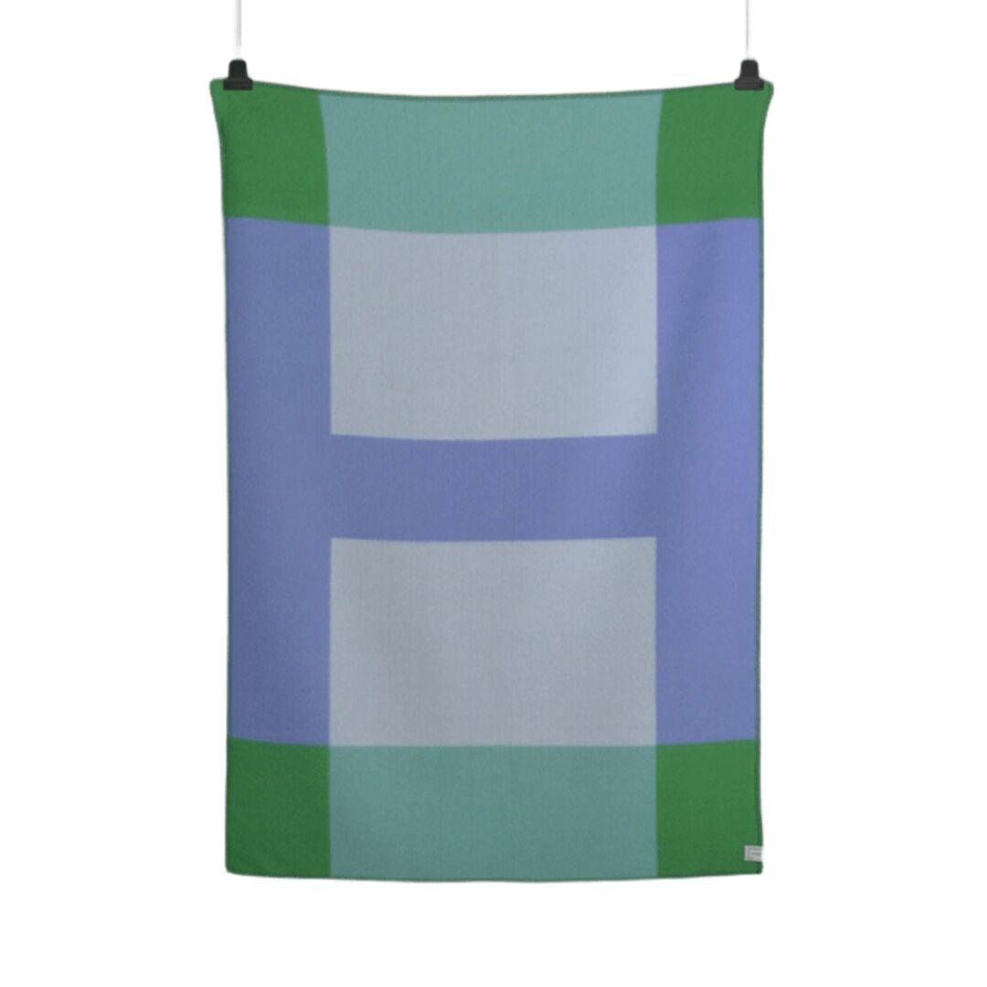 Røros Tweed Lammwolldecke Syndin 135 x 200 cm von Røros Tweed Glacier
