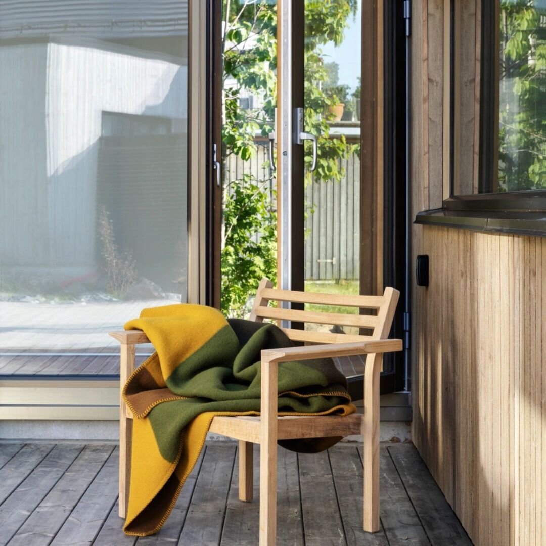 Røros Tweed Lammwolldecke Syndin 135 x 200 cm von Røros Tweed