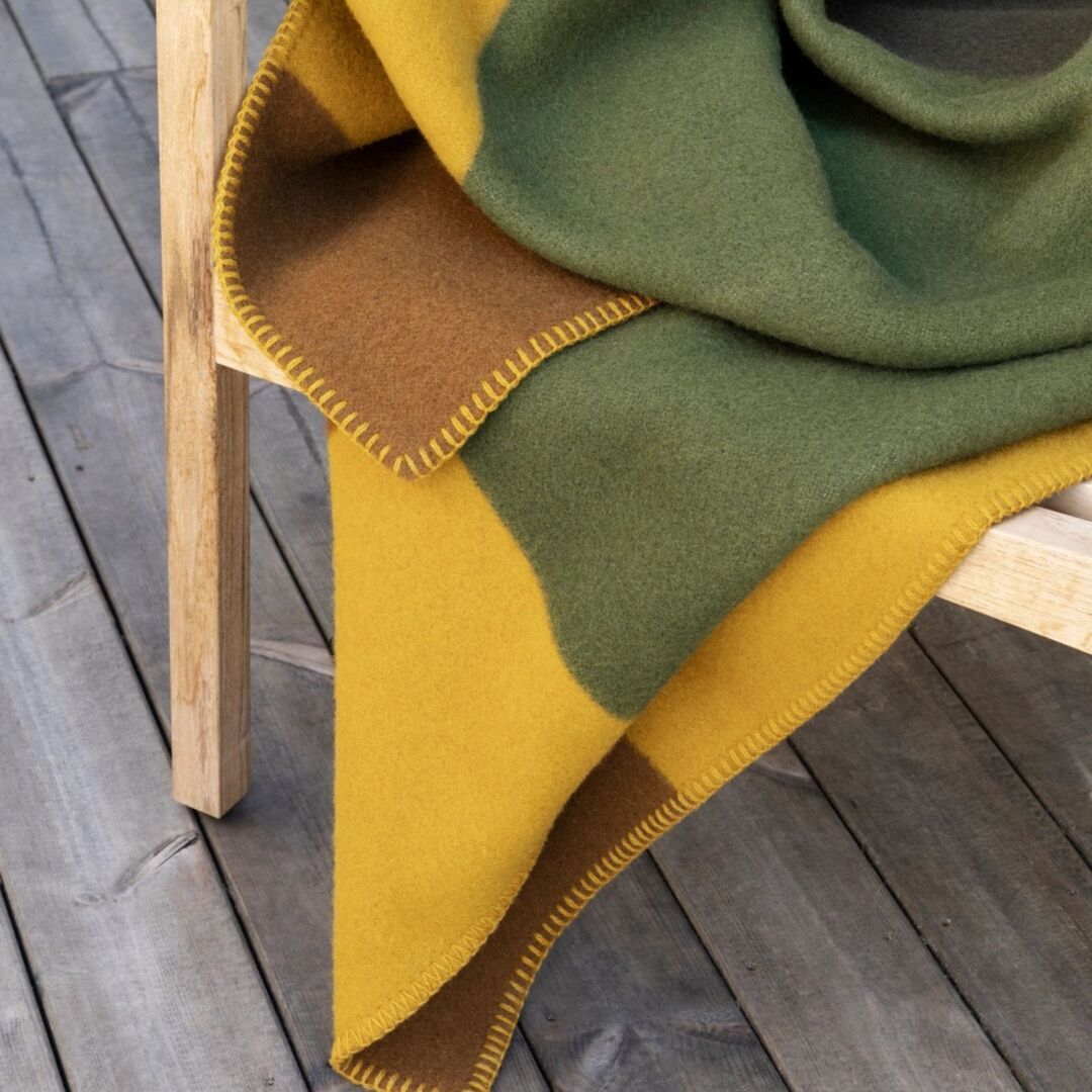 Røros Tweed Lammwolldecke Syndin 135 x 200 cm von Røros Tweed