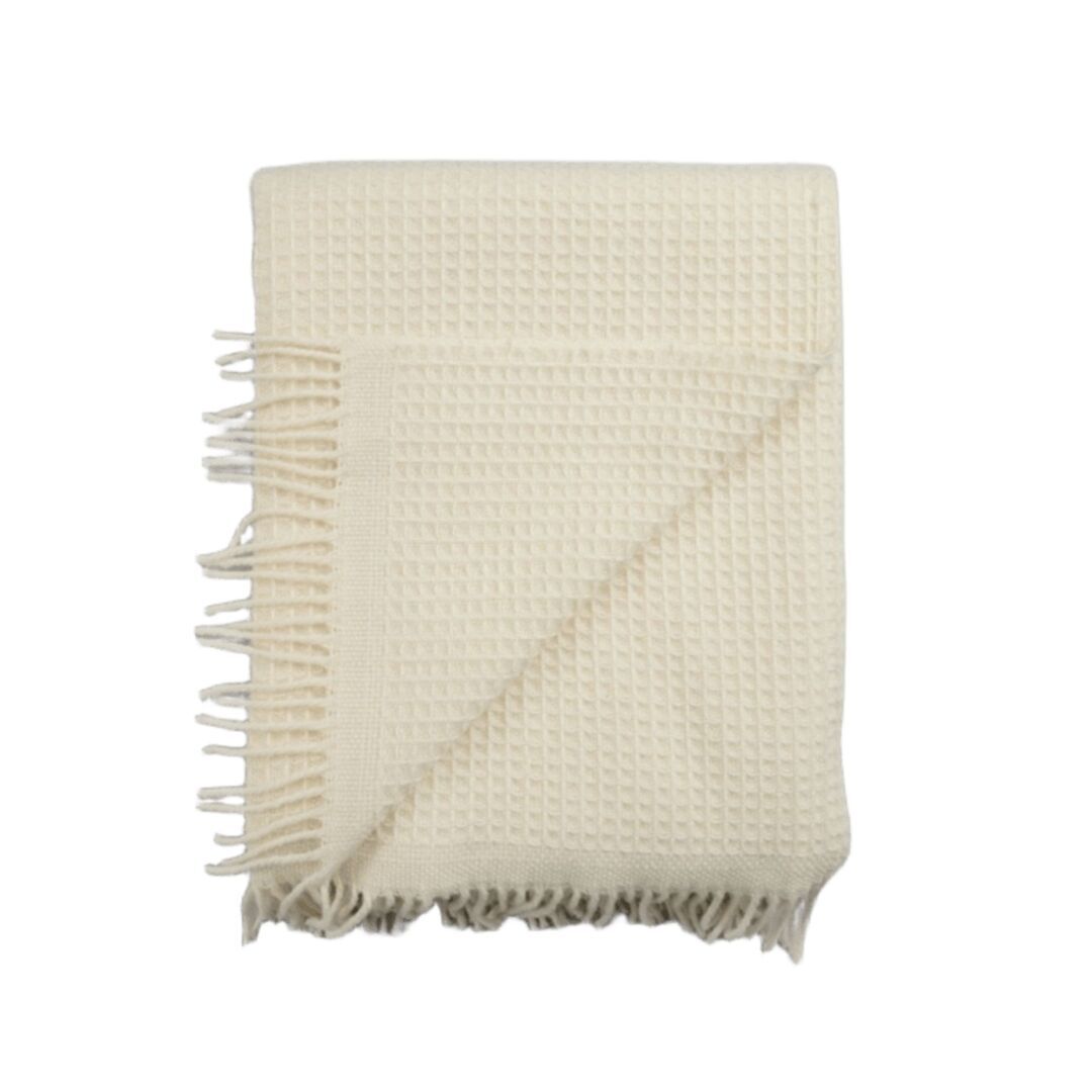 Røros Tweed Lammwolldecke Vega 150 x 210 cm von Røros Tweed Natur