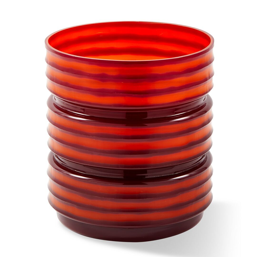 Pols Potten Glasvase Layer von Pols Potten Rot