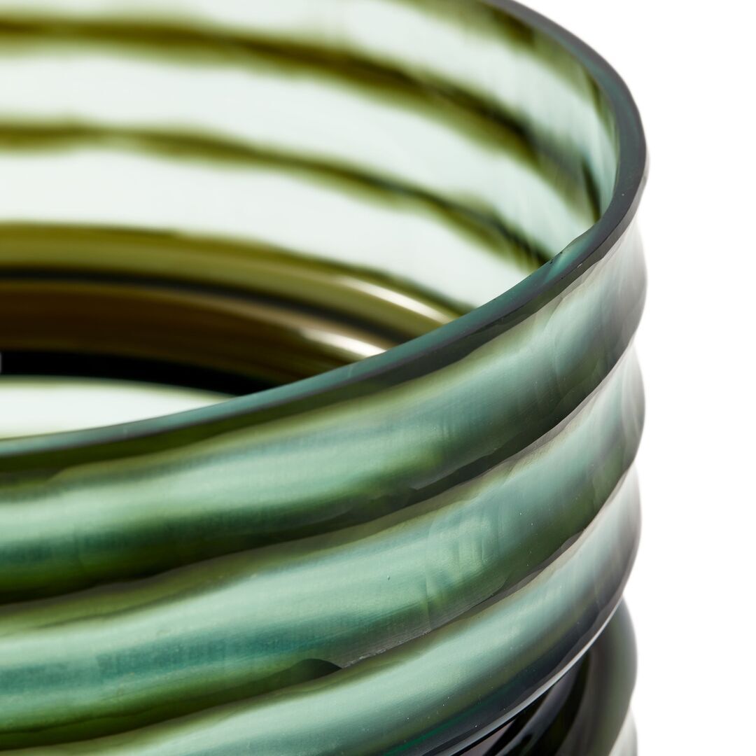 Pols Potten Glasvase Layer von Pols Potten Dunkelgrün