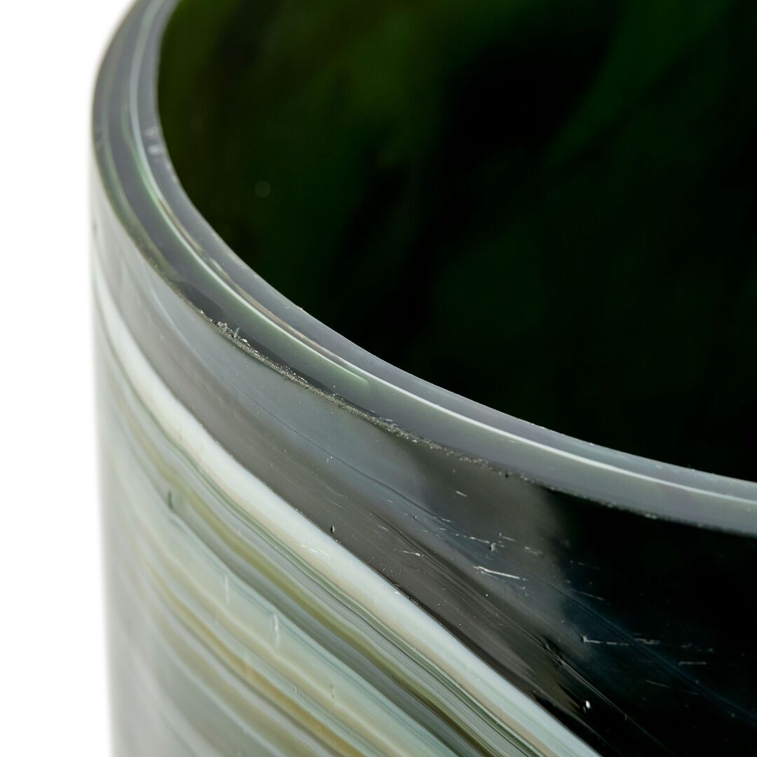 Pols Potten Glasvase Marbled von Pols Potten Dunkelgrün