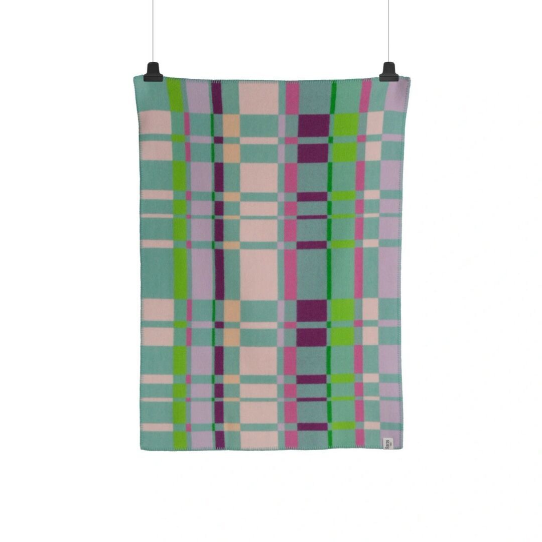 Røros Tweed,Baby Lammwolldecke City 67 x 100 cm von Røros Tweed,Mint,Wohntextilien,Plaids