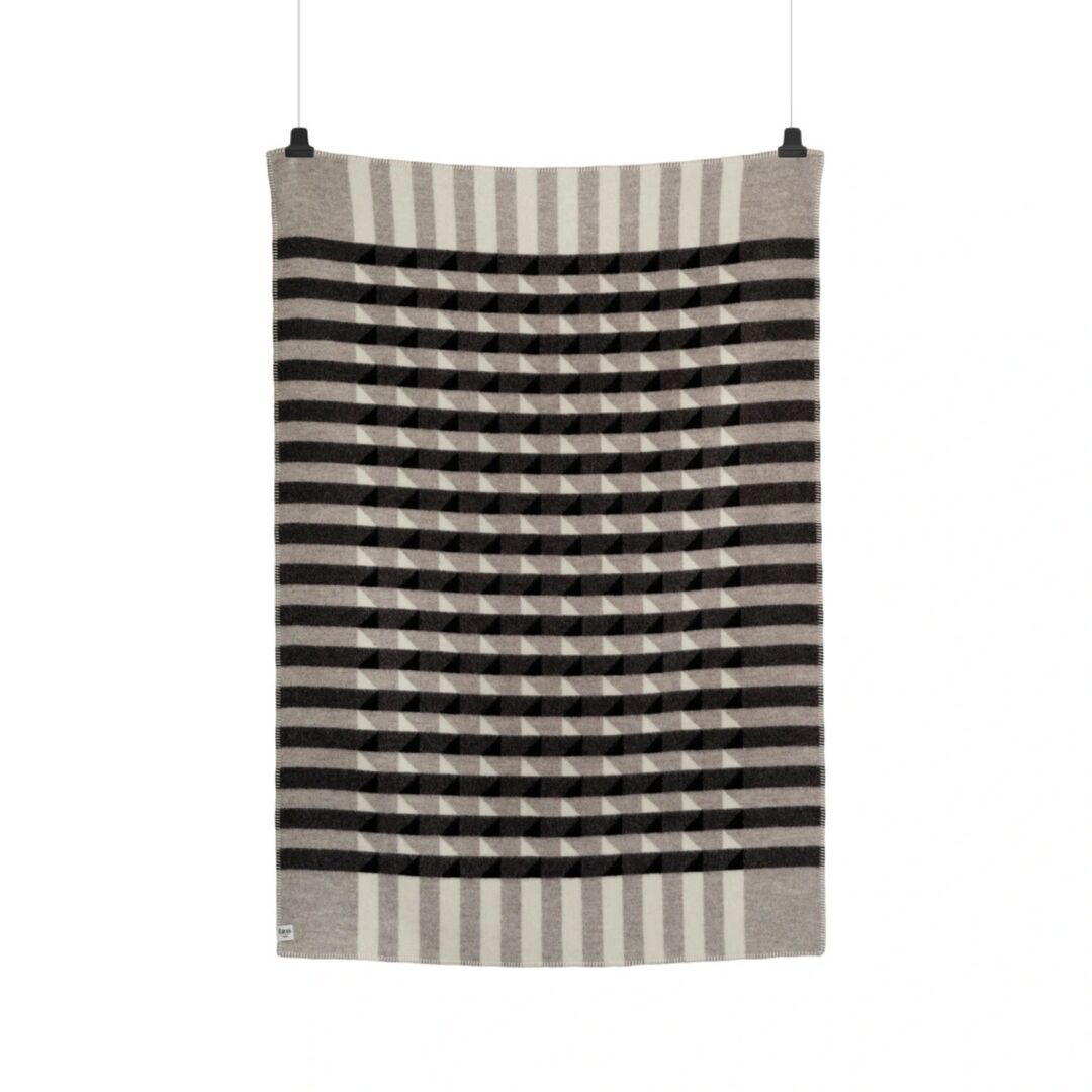 Røros Tweed,Baby Lammwolldecke Kvam 67 x 100 cm von Røros Tweed,Greyscale,Wohntextilien,Plaids