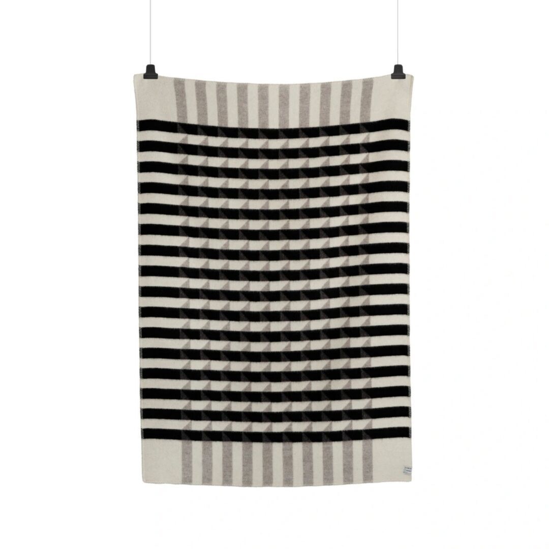 Røros Tweed,Baby Lammwolldecke Kvam 67 x 100 cm von Røros Tweed,Greyscale,Wohntextilien,Plaids