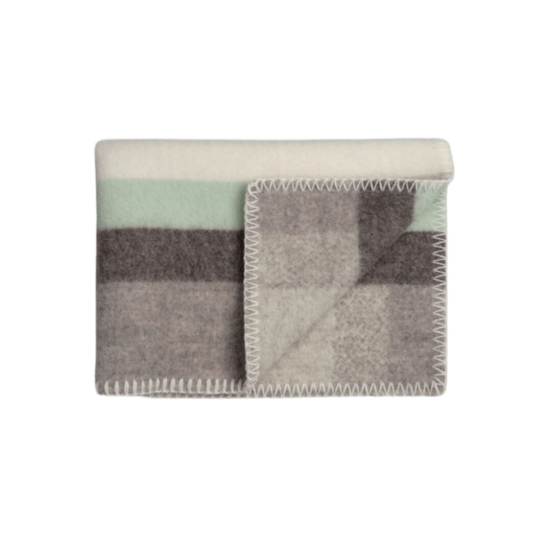 Røros Tweed Baby Lammwolldecke Mikkel 67 x 100 cm von Røros Tweed Grau