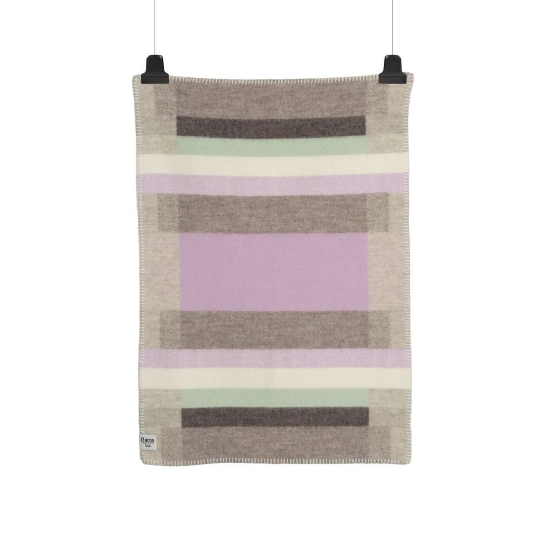 Røros Tweed,Baby Lammwolldecke Mikkel 67 x 100 cm von Røros Tweed,Grau,Wohntextilien,Plaids