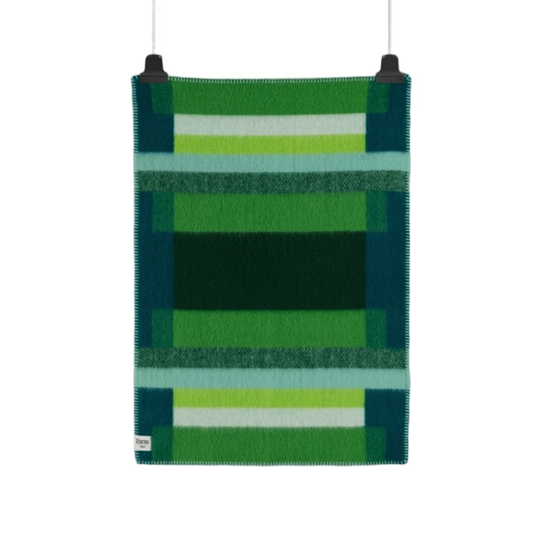 Røros Tweed Baby Lammwolldecke Mikkel 67 x 100 cm von Røros Tweed Grün