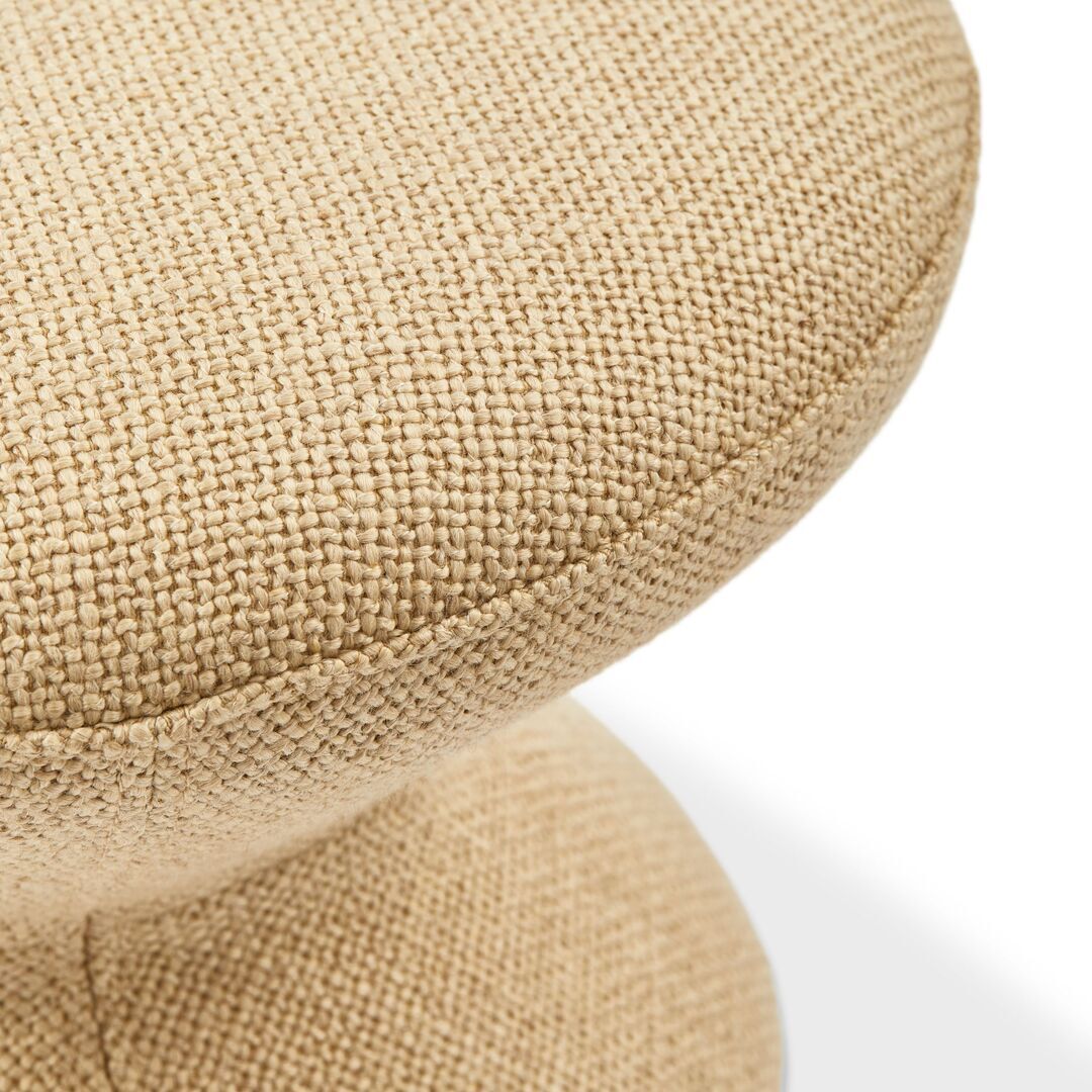Pols Potten Polsterhocker Zig Zag Soft von Pols Potten Beige