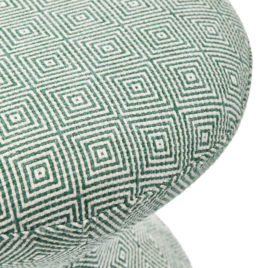 Pols Potten Polsterhocker Zig Zag Soft von Pols Potten Hellgrün