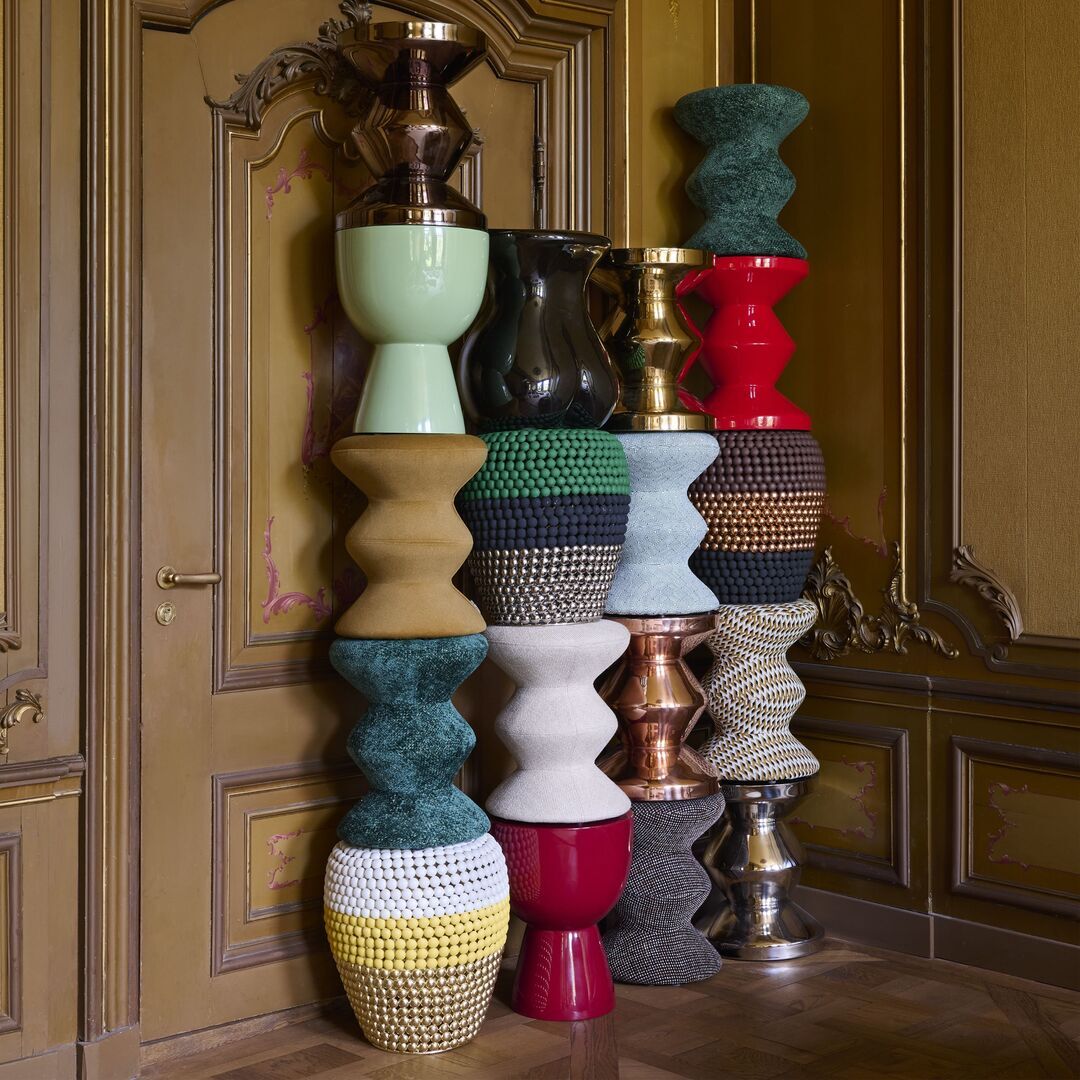 Pols Potten Polsterhocker Zig Zag Soft von Pols Potten