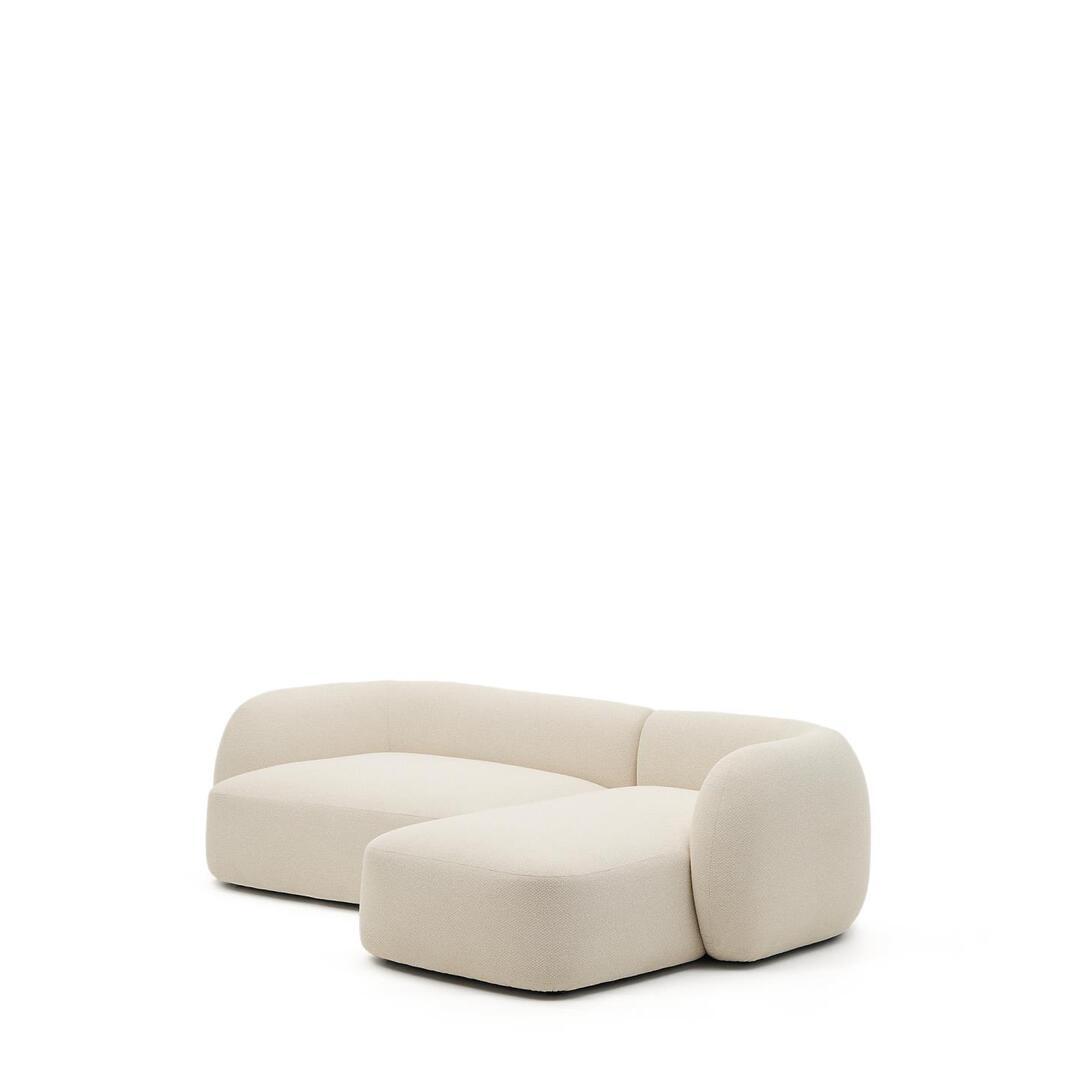 Kave Home 3-Sitzer Bouclé Sofa Martina von Kave Home Links, Off-White - Bouclé