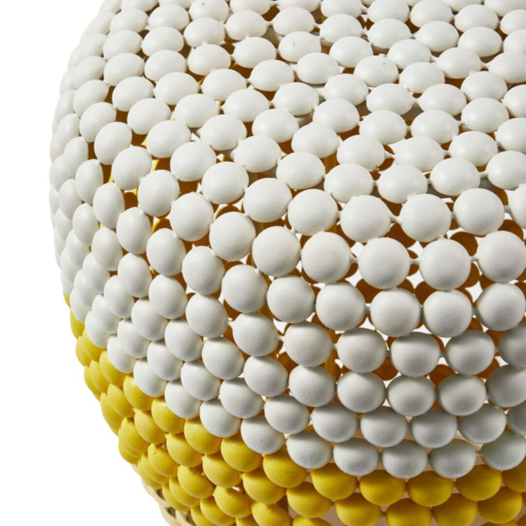 Pols Potten Striped Stool Dot von Pols Potten Weiss